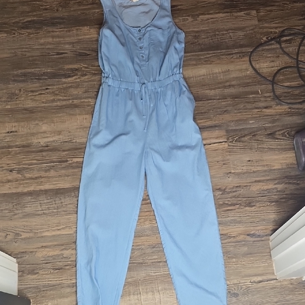 Hem & Thread Sky Blue Jumpsuit